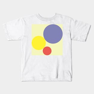 pastel retro circles Kids T-Shirt